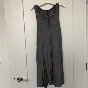 Comfortable striped dress.